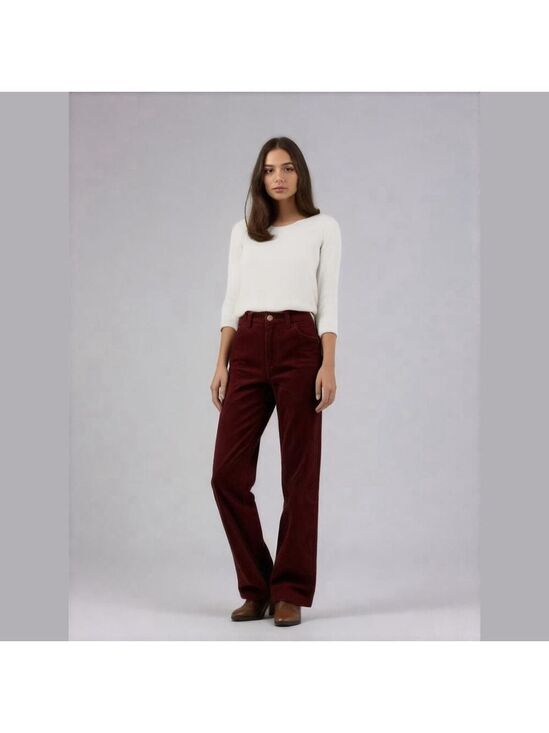 Universal Thread Pants - Universal Thread Burgundy Corduroy Pants Ankle Bootcut 2R